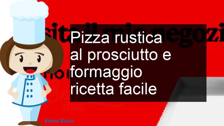 Kit e Ricette per Pizza Rustica in Negozio